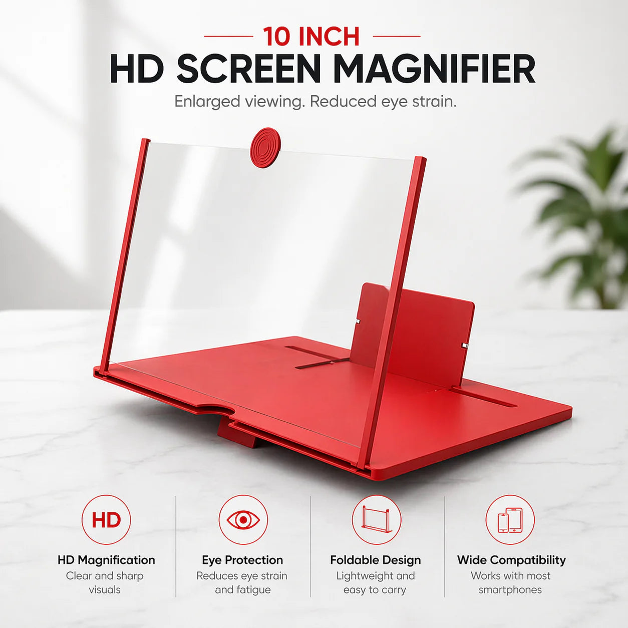 HD Screen Magnifier Stand