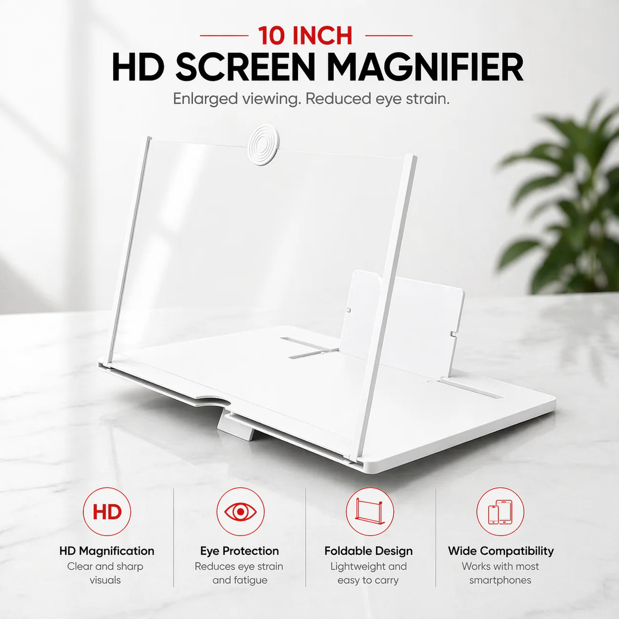 HD Screen Magnifier Stand