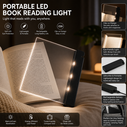 Portable LED Book Reading Light